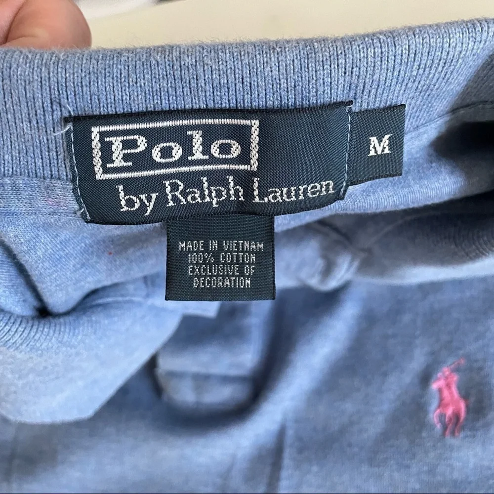 Polo by Ralph Lauren Soft Cotton Polo Shirt Blue Men’s Size Medium